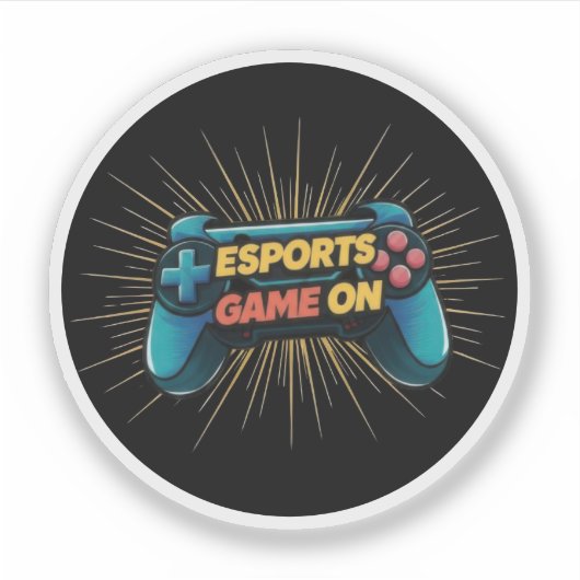 Esports Game Sport Sticker (Voorkant)