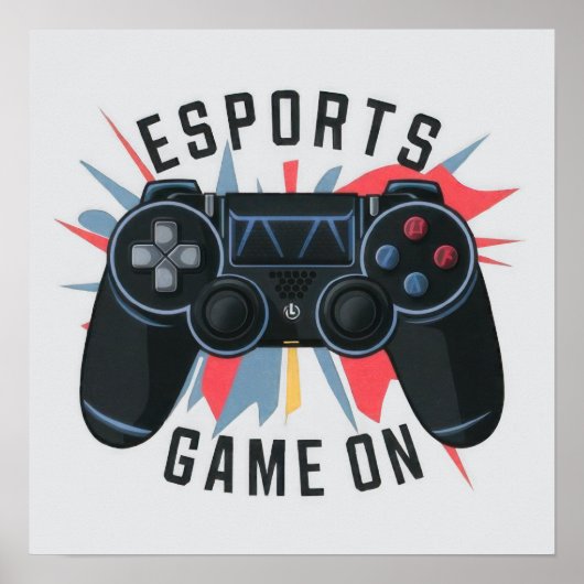 Esports-gamer Poster (Voorkant)