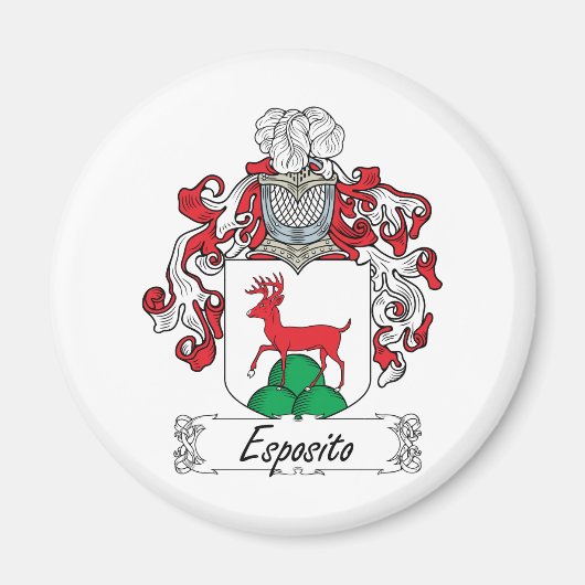 Esposito Family Crest Magneet (Voorkant)