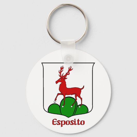 Esposito Family Shield Sleutelhanger (Voorkant)