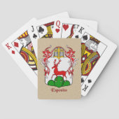 Esposito Heraldic Shield en Mantel Pokerkaarten (Achterkant)
