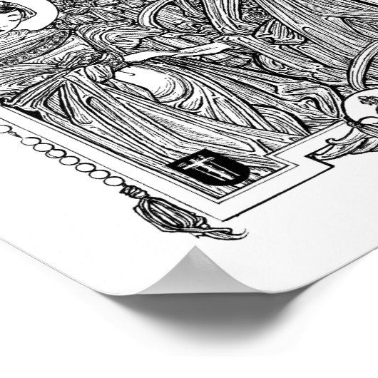 Espousal of the Blessed Virgin 8 x 10 inch print (Hoek)