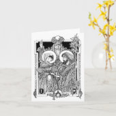 Espousal van Heilige Maagdelijke Notecard Kaart (Gele Bloem)