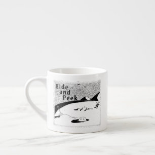 Espres voor de Huid- en Peek Hole (transparante ac Espresso Kop