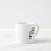 Espreso mok met fenjan en schedel (Voorkant rechts)