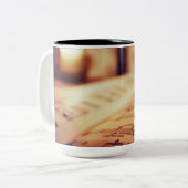 Espressivo... Tweekleurige Koffiemok (Voorkant links)