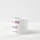Espresso 6oz Mok personaliseer me! ~ Maak me je ga (Voorkant)