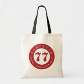 Espresso 77 grote tote bag (Voorkant)