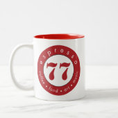 Espresso 77 tweekleurige koffiemok (Links)