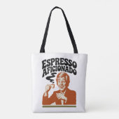 Espresso Aficionado - Java Lover Tote Bag (Achterkant)