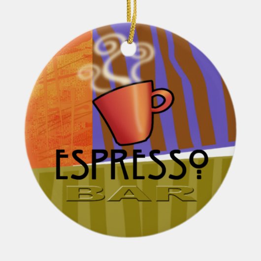Espresso Bar Ornament (Voorkant)