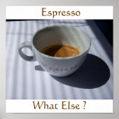 Espresso Blinds Poster (Voorkant)