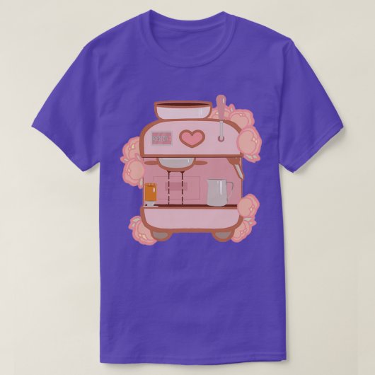 espresso bloesems t-shirt (Design voorkant)