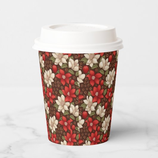 Espresso Bloom Papieren Bekers (Links)