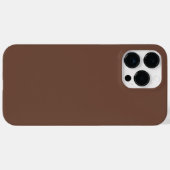 Espresso Bruin 1 van Top 25 Solid Brown Shades Voo Case-Mate iPhone Case (Achterkant (horizontaal))