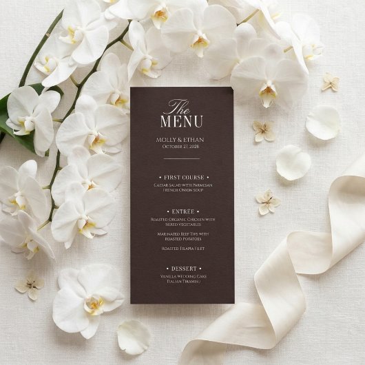 Espresso Bruin Old Money Suite Menu