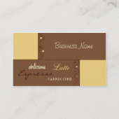 Espresso Cafe Visitekaartje (Achterkant)