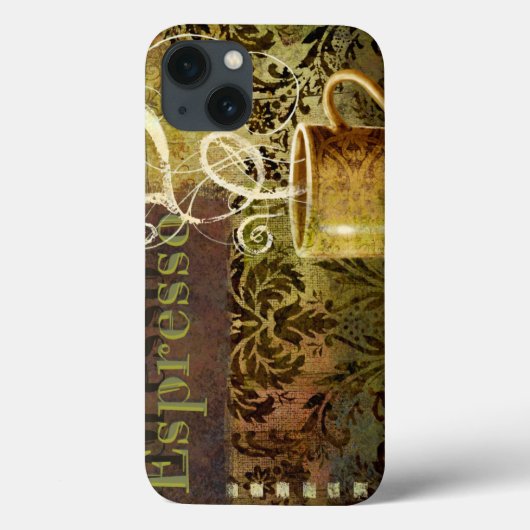 Espresso Case-Mate iPhone Case (Achterkant)