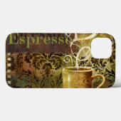 Espresso Case-Mate iPhone Case (Achterkant (horizontaal))