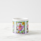 ESPRESSO & CHINA CUPS - GEK OP THEEFEEST KOP (Voorkant)