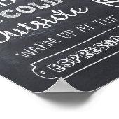 Espresso Coffee Bar Poster (Hoek)