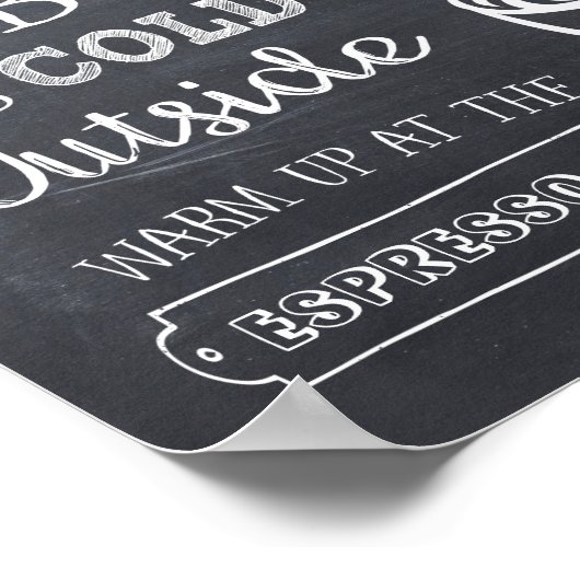 Espresso Coffee Bar Poster (Hoek)