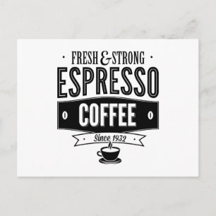 Espresso Coffee Briefkaart