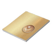 Espresso Coffee Cup Elegant Modern Trendy Cool Notitieblok (Linkerzijde)