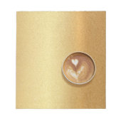 Espresso Coffee Cup Elegant Modern Trendy Cool Notitieblok (Voorkant)