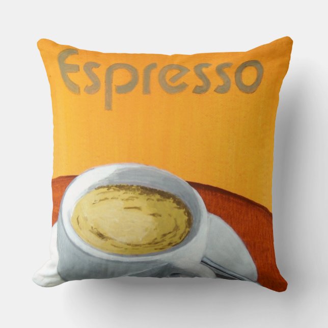  Espresso Coffee Kussen (Voorkant)