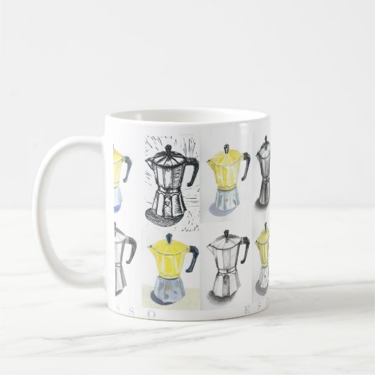 ESPRESSO Coffee-Mok Koffiemok (Links)