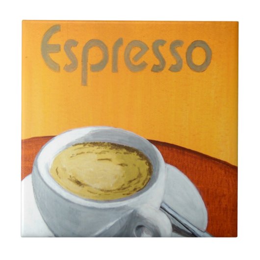Espresso Coffee Tegeltje (Voorkant)