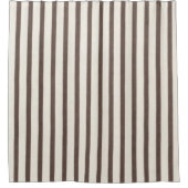 Espresso Cream Cabana Douchegordijn (Voorkant)