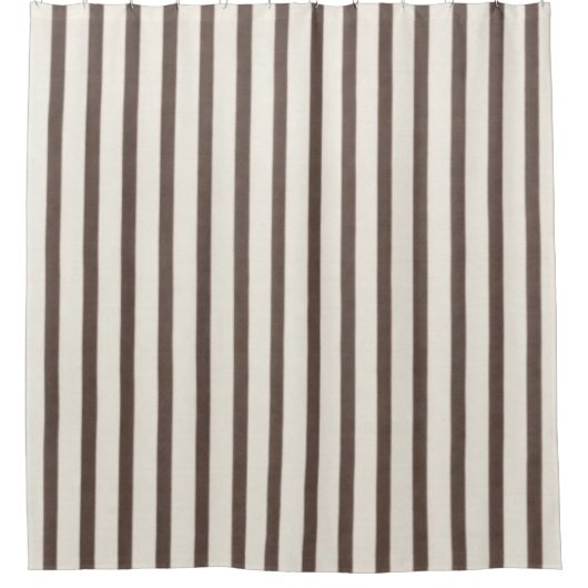 Espresso Cream Cabana Douchegordijn (Voorkant)