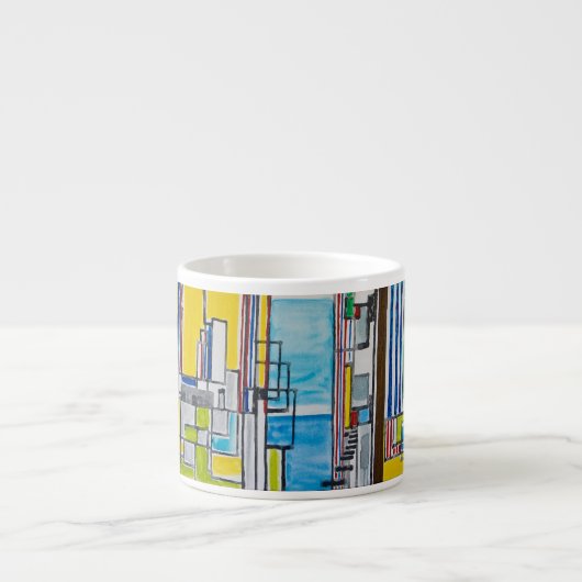 Espresso Cup "Een Uitzicht in Rio I" Kop (Voorkant)
