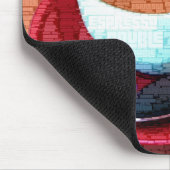 Espresso Cup en Spoon Word Cloud Muismat (Hoek)