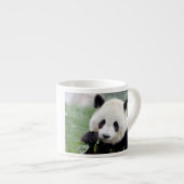 espresso cup Foto reus panda. Kop (Voorkant rechts)