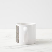 espresso cup Foto rode panda. Espresso Kop (Achterkant)