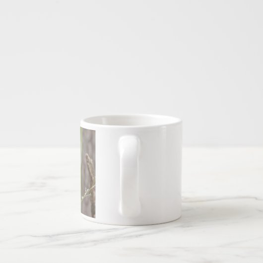 espresso cup Foto rode panda. Espresso Kop (Achterkant)