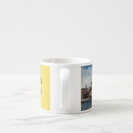 Espresso Cup in Porto Panorama Kop (Achterkant)