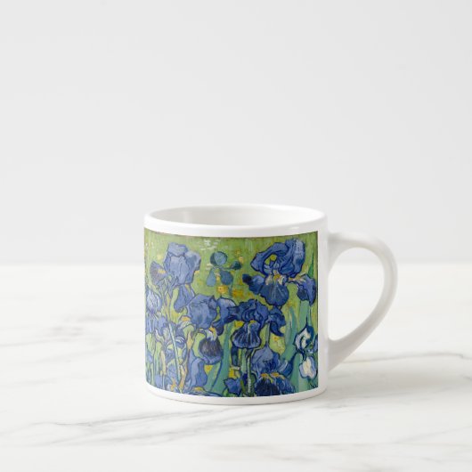 Espresso Cup met Van Gogh's Irises Espresso Kop (Rechts)