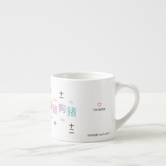 Espresso Cup Zodiac(S) Kop (Rechts)