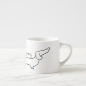 Espresso Dachshund Mok (Rechts)