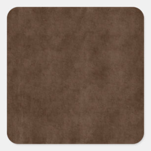  Espresso Dark Brown Parchment Antiek Vierkante Sticker