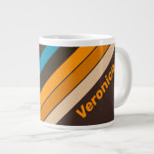 Espresso Drift Strepen met Naam Grote Koffiekop (Voorkant rechts)