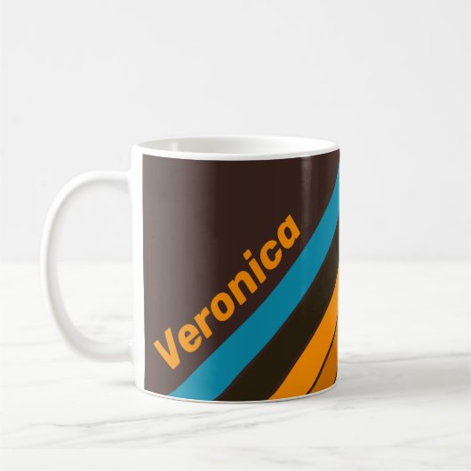 Espresso Drift Strepen met Naam Koffiemok (Links)