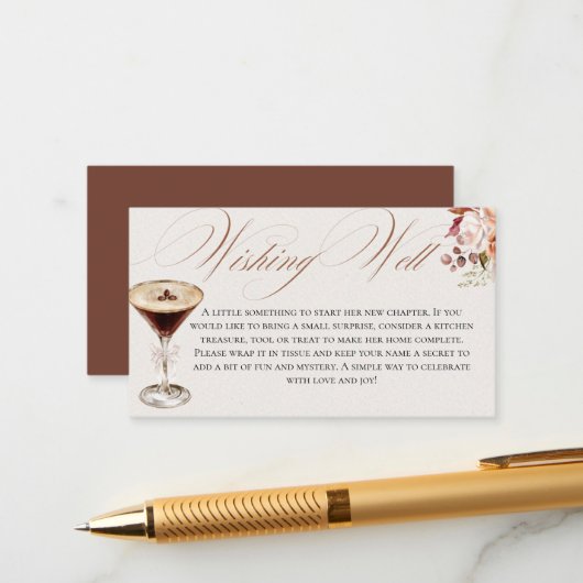 Espresso een klein beetje dichterbij wensen goed b informatiekaartje (Voorkant / Achterkant in situ)