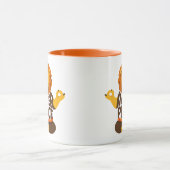 "Espresso Empress Burnout" Vintage Art Mug Mok (Midden)