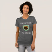 Espresso en Depresso T-shirt (Voorkant volledig)