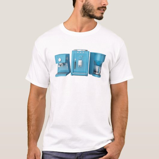 Espresso- en filterkoffiemachines t-shirt (Voorkant)